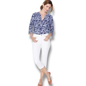 NYDJ Chloe Skinny Capri Jeans - Size 12 White